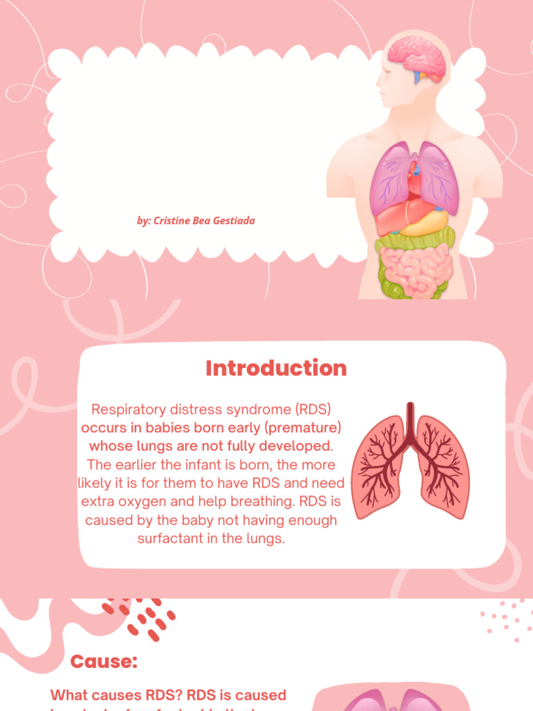 Respiratory Distress Syndrome | PDF | Lung | Respiratory System