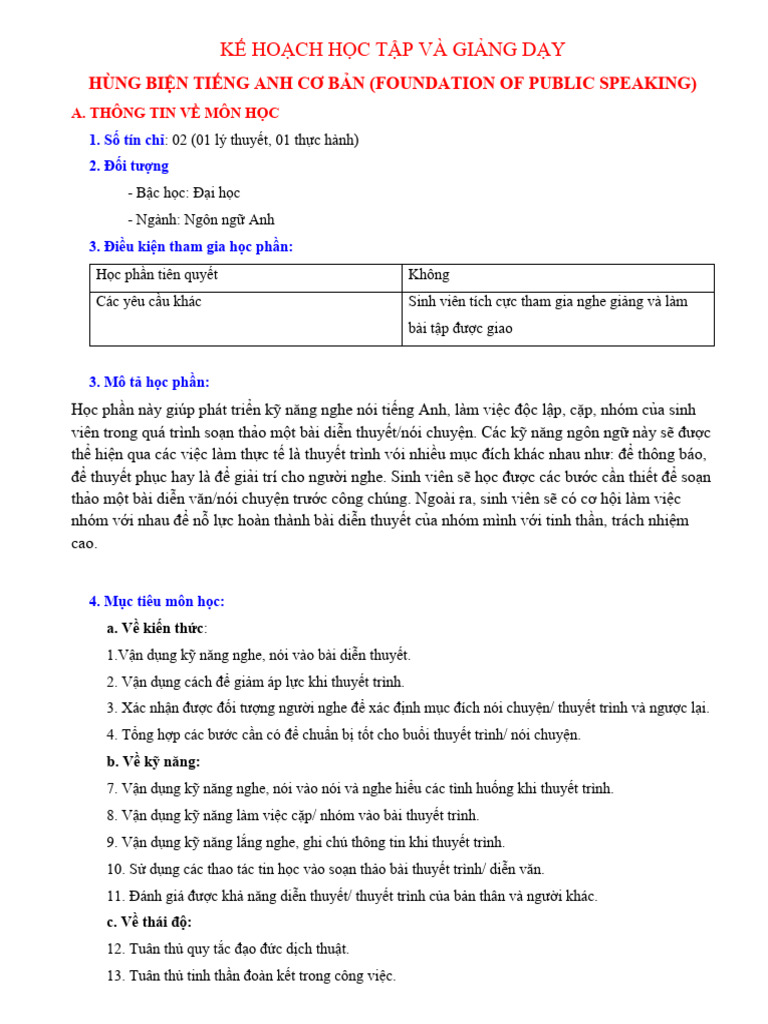 Learning And Teaching Plan Pdf