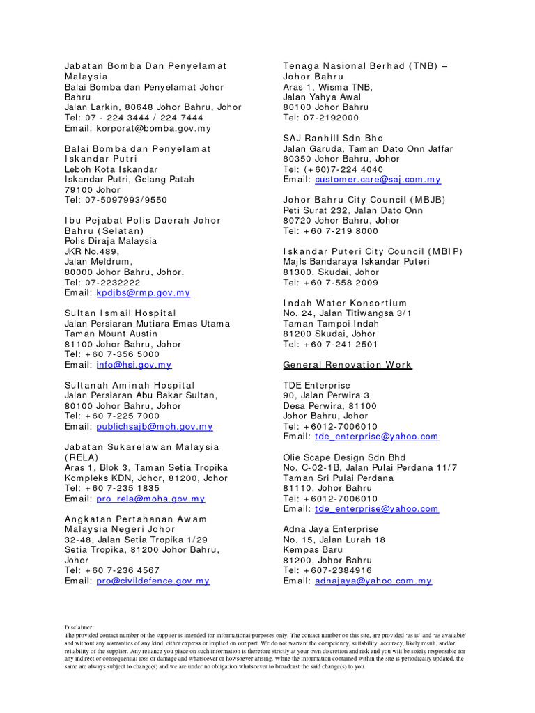 community-service-list-pdf-malaysia