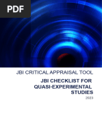 JBI RCT Critical Appraisal Checklist | PDF | Randomized Controlled ...