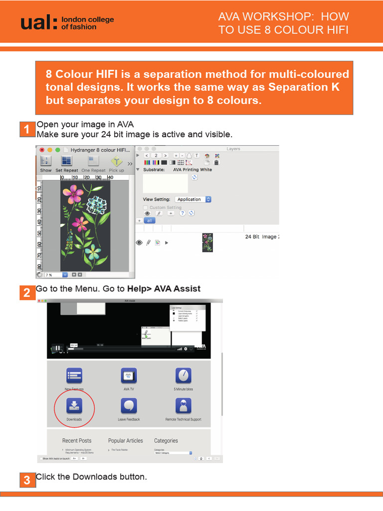 AVA Workshop: Using 8 Colour HIFI | PDF | System Software | Computing