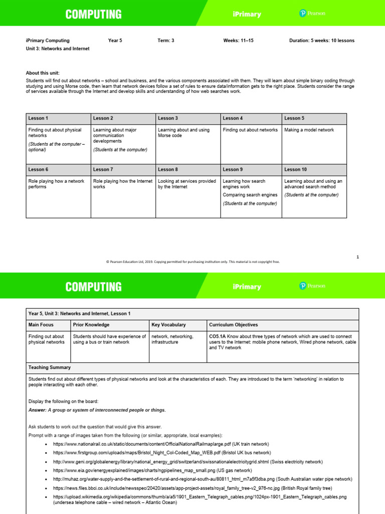 Ip LP Computing Y5 U3 | PDF | Computer Network | Internet