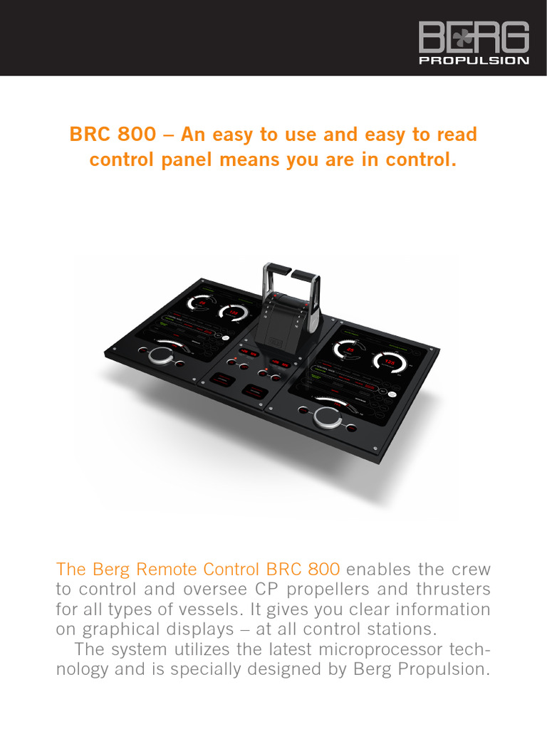 BRC 800 Control System Overview | PDF | Manufactured Goods | Engineering