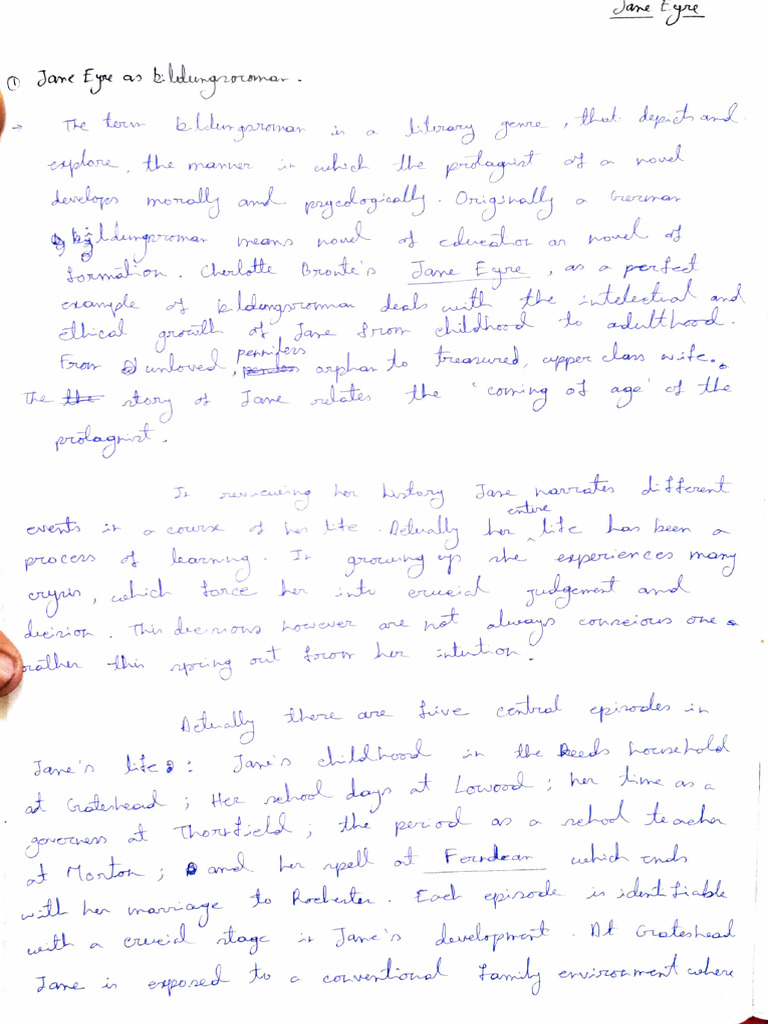 Jane Eyre as Bildungsroman PDF