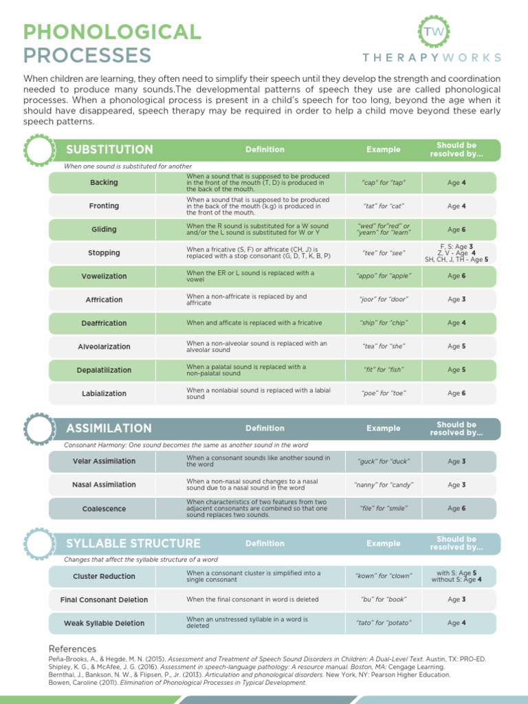 Phonological_Processes | Download Free PDF | Consonant | Phonetics
