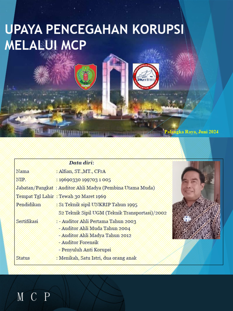 Pencegahan Korupsi Melalui MCP 2024 | PDF