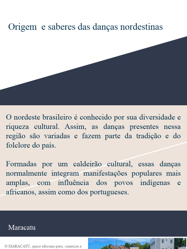 Origem das Danças Nordestinas | PDF | Arte | História