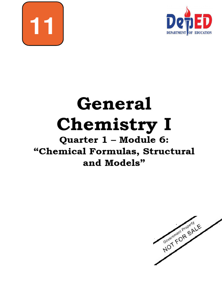 Chemistry Q1 Module 6 Representing Compounds | PDF | Molecules ...