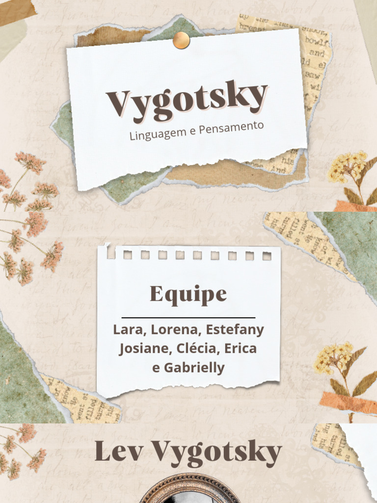Vygotsky - linguagem e pensamento | PDF | Aprendizado | Psicologia ...