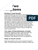 The Two Kingdoms: Northern Israel Revolts