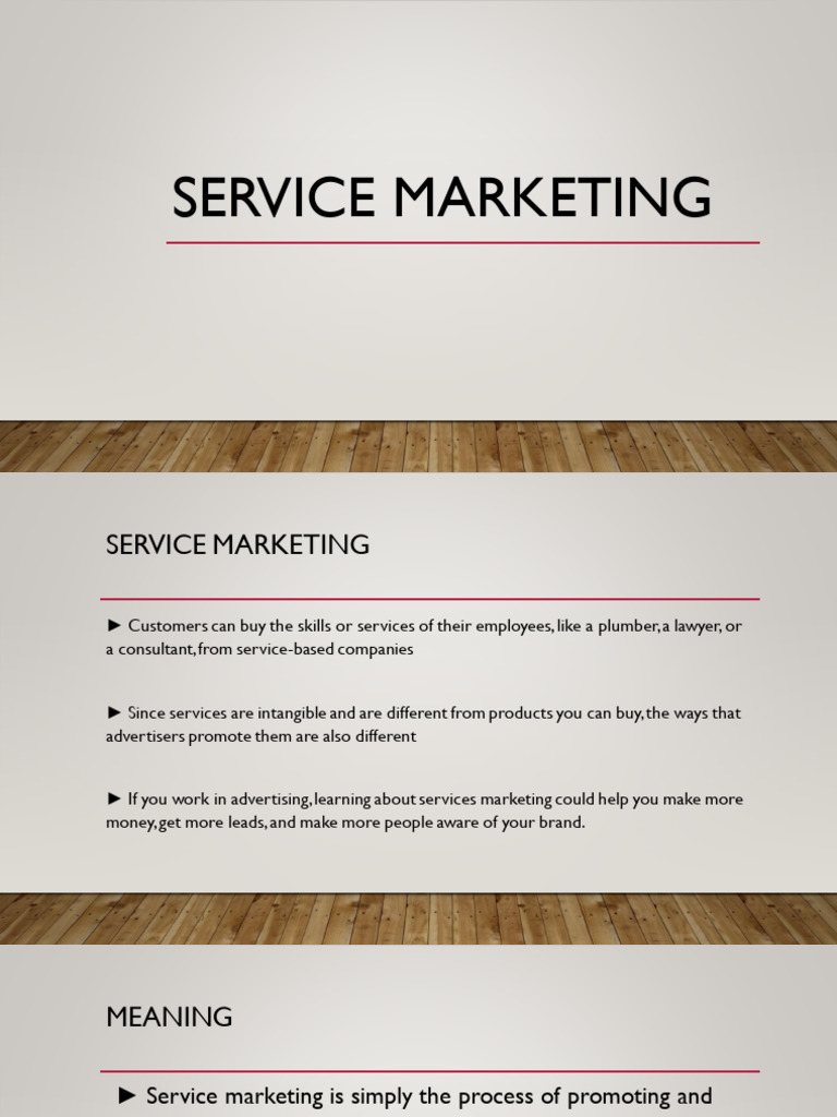 Service Marketing Pdf Marketing Employee Retention