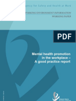 Mental Health Promotion Workplace TEWE11004ENN