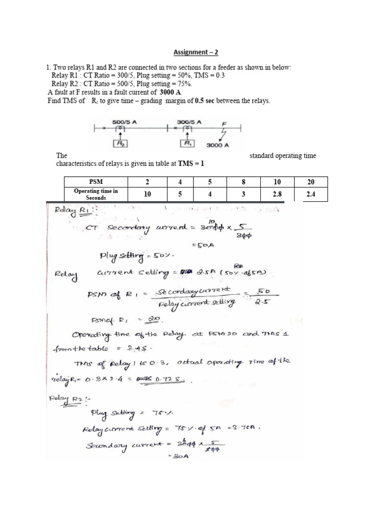 Relay Protection Schemes and Calculations | PDF | Relay | Power (Physics)