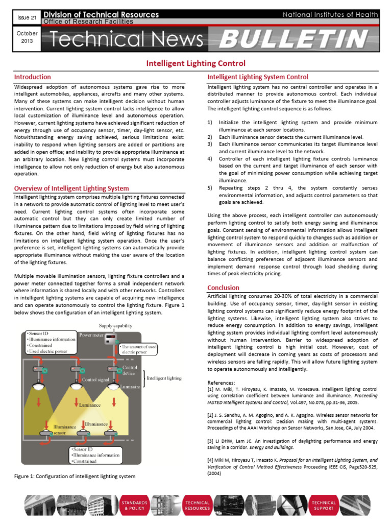 21 - Intelligent Lighting Control | PDF | Lighting | Energy Conservation