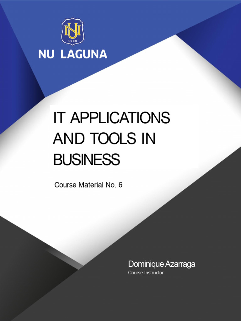 Module 6 Pivot Table PDF Information Science Computing