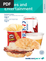 Jetstar Inflight Alcohol and Menu Options | PDF | Debit Card | Foods