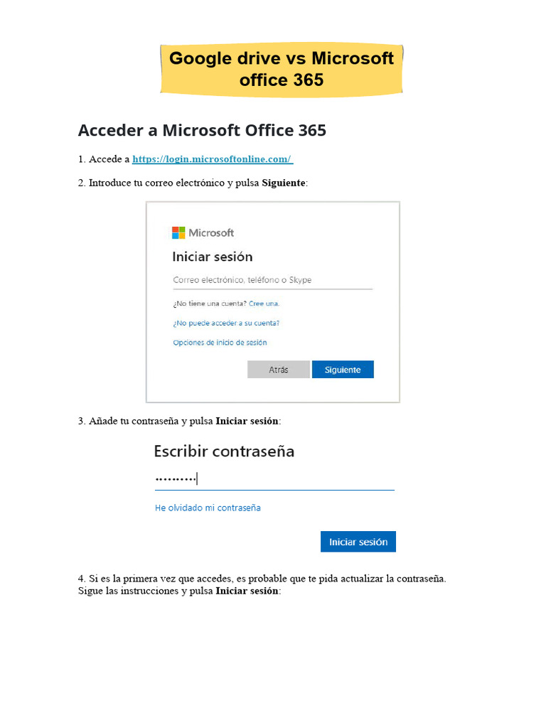 site google drive microsoft office