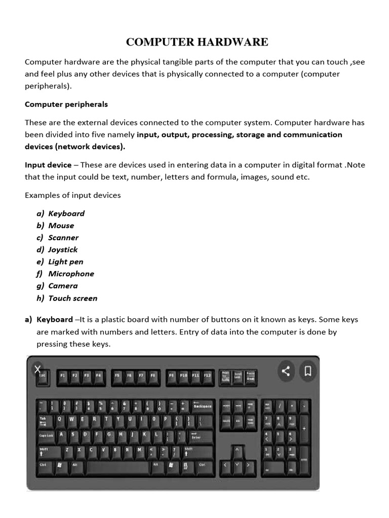 Hardware Notes | PDF | Computer Data Storage | Computer Network