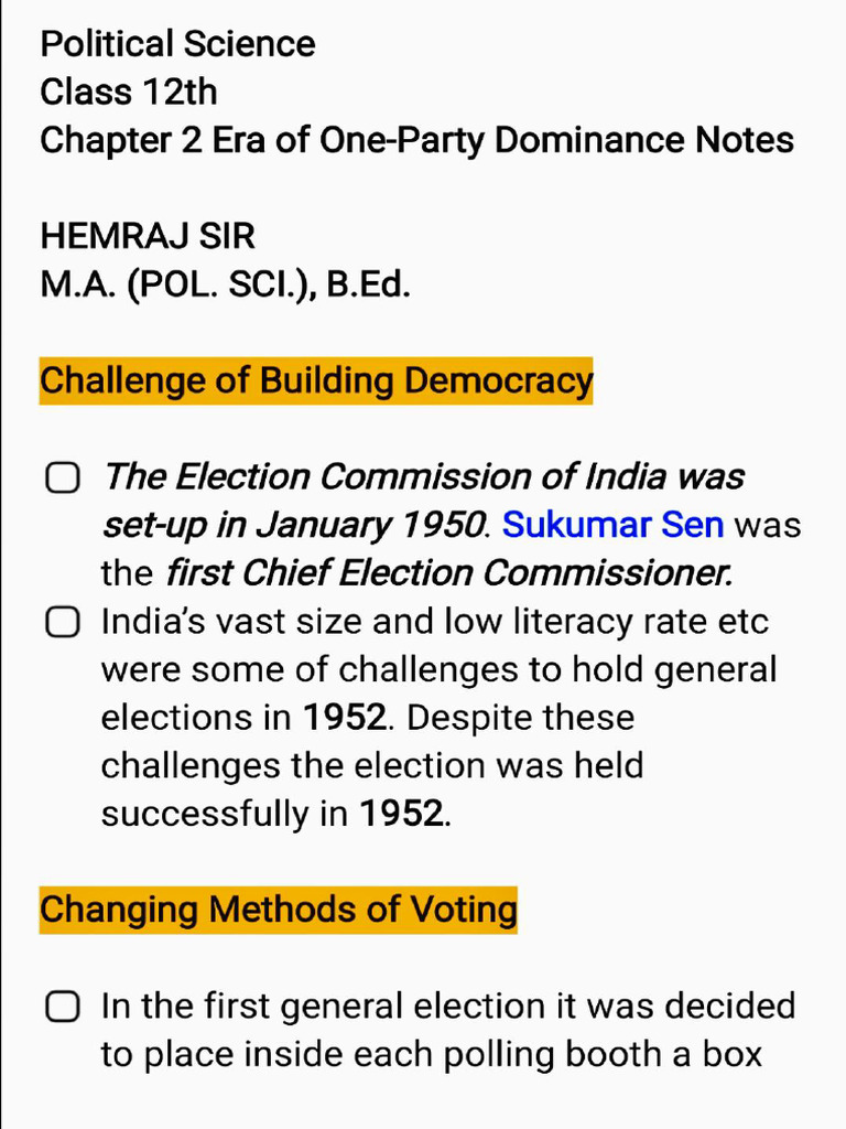 Ch-02 Political Science ? | PDF