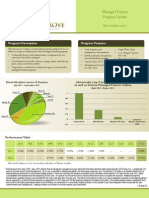 Managed Futures Program Update: Program Features Program Description