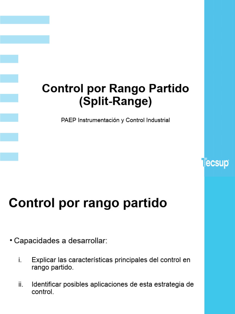 Clase 3 Control Por Rango Partido | PDF | Ph | Válvula