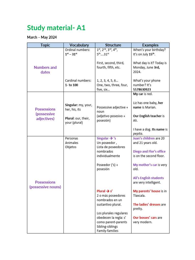 English Basics for Beginners | PDF | Grammatical Number | Plural