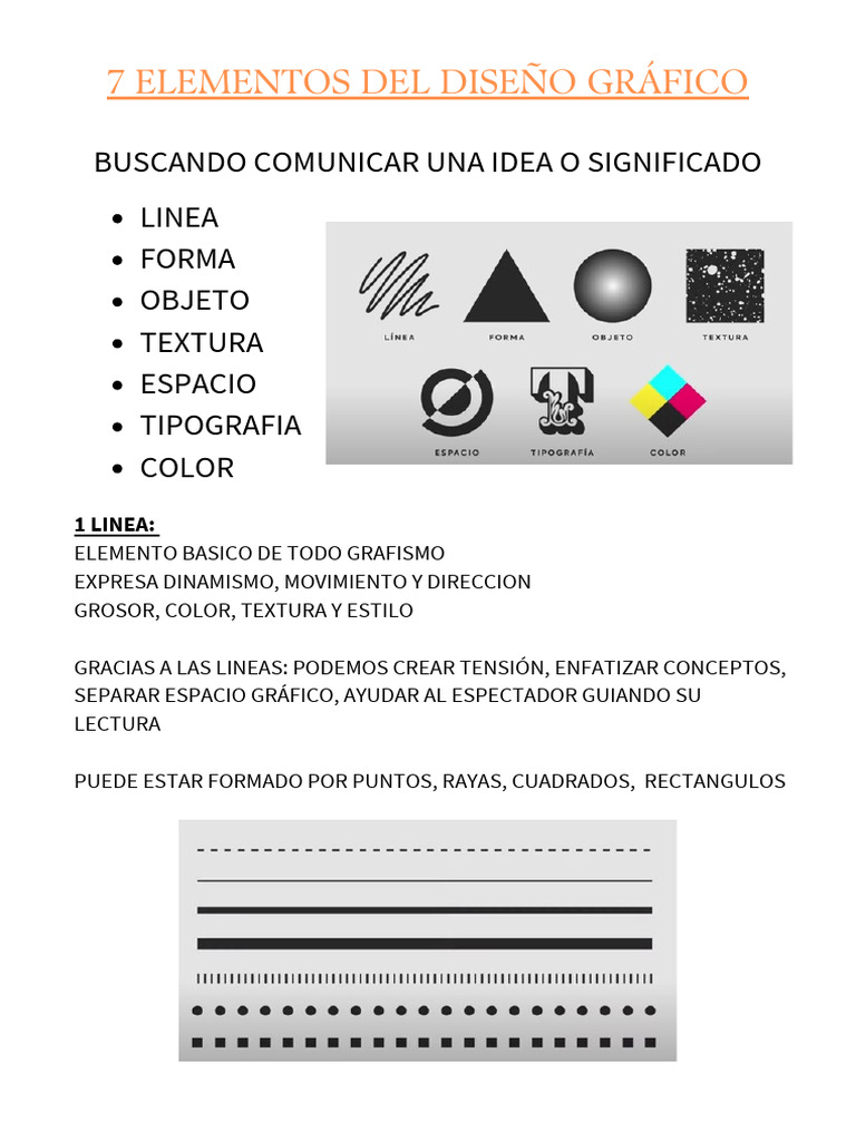 Elementos y Principios de Diseño Grafico | PDF | Composición (artes ...