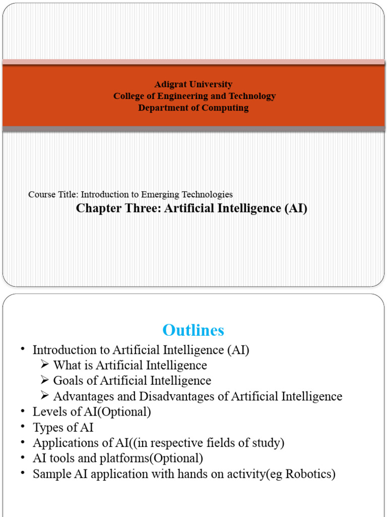 Introduction to Artificial Intelligence Concepts | PDF | Artificial ...