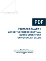 Julien Dupuy - Factores Claves y Marco Teorico Conceptual Sobre Cobertura Universal en Salud