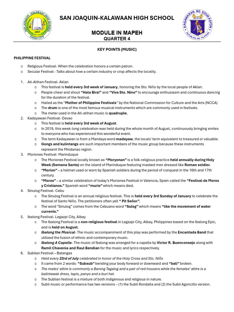 Module 4th Quarter Mapeh V2 Pdf Blood Vessel Diabetes