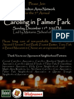 CAN Caroling in Palmer Park 2011