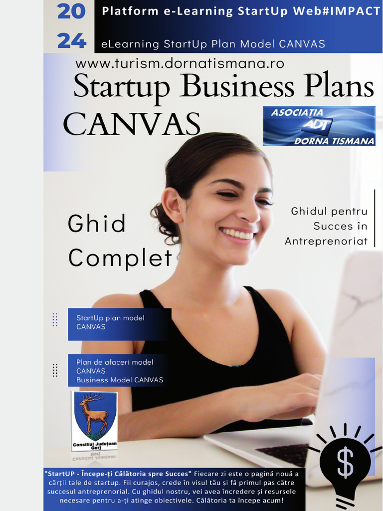 Ghid Complet StartUp Plan Model CANVAS ADT 2024 | PDF