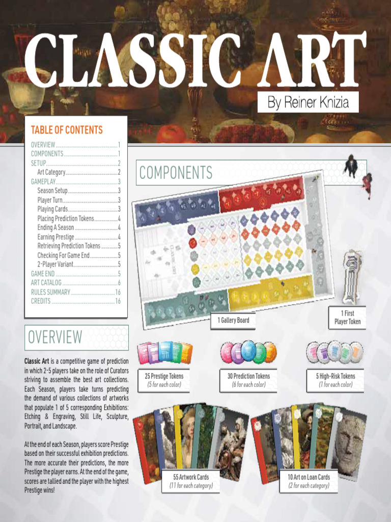 Cla Rulebook 2023 Digital PDF Still Life Visual Arts