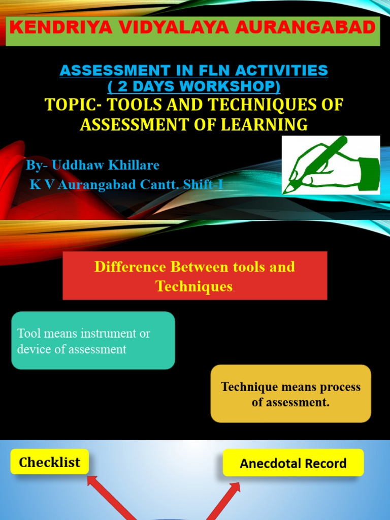 Tools and Techniques for Learning Assessment | PDF | Rubric (Academic ...