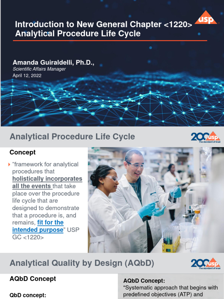 Analytical Procedure Life Cycle Overview | PDF | High Performance ...