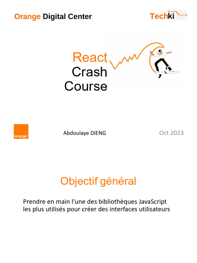 Cours Complet sur React JS | PDF | JavaScript | XML