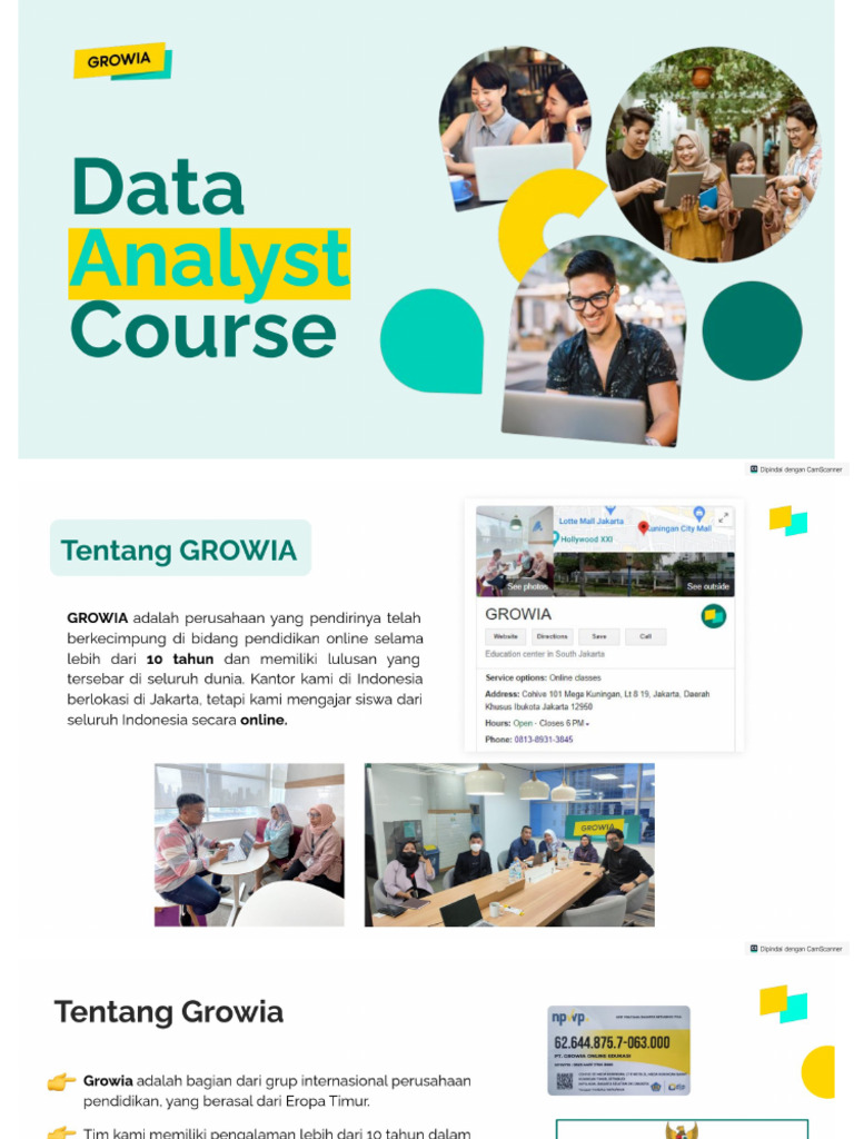 Data Analyst Course Growia Education! | PDF