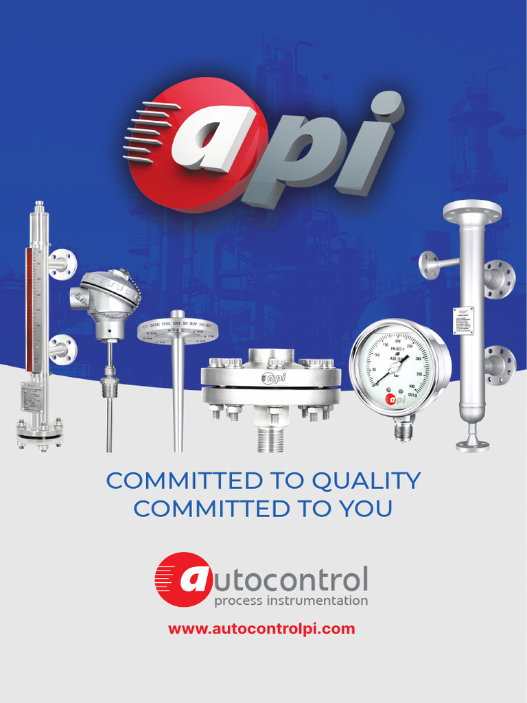 Autocontrol Process Instrumentation Overview | PDF | Pipe (Fluid ...