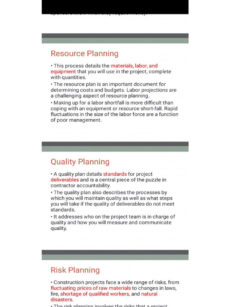 Construction Planning and Management | PDF