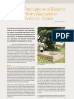Ghana; Farmers’ Perceptions of Benefits and Risks from Wastewater Irrigation in Accra