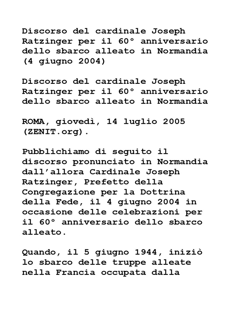Ratzinger | PDF