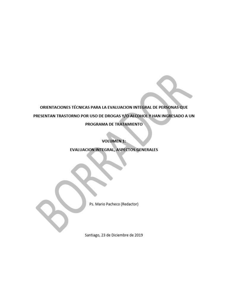 Evaluaci n integral volumen 1 version final 2019 pdf desorden