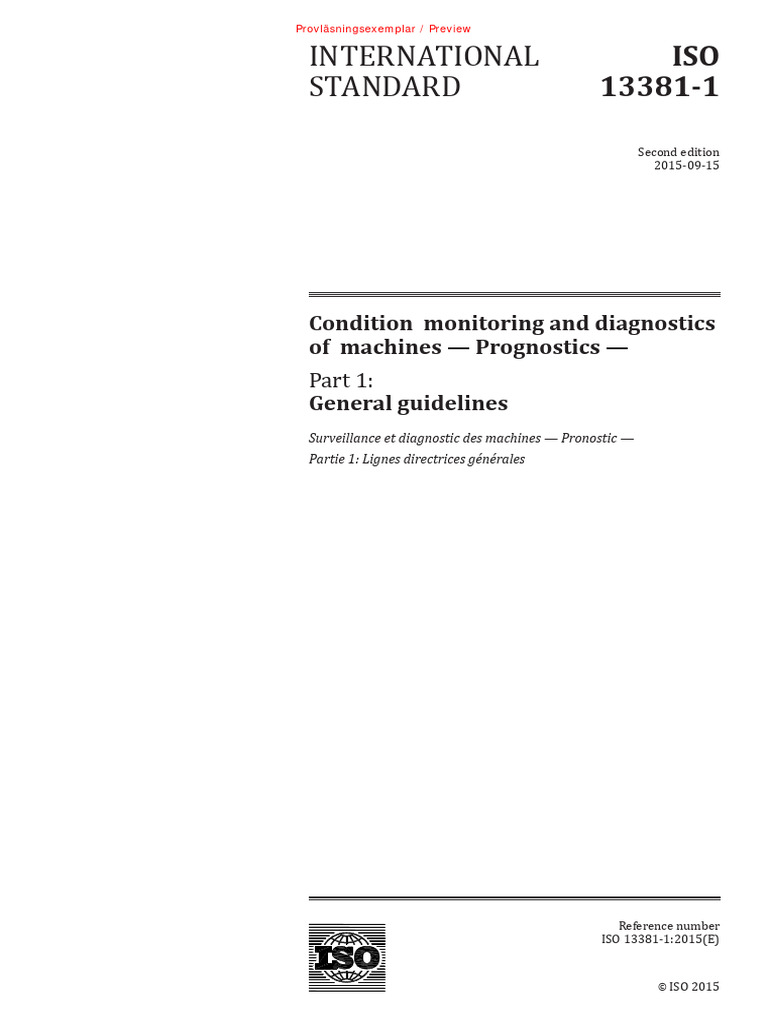 ISO 13381-1 Mantenimiento Proactivo | PDF | Reliability Engineering ...