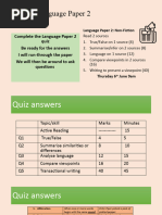 Language Paper 2 - Step by Step Guide | PDF | Ellipsis | Argument