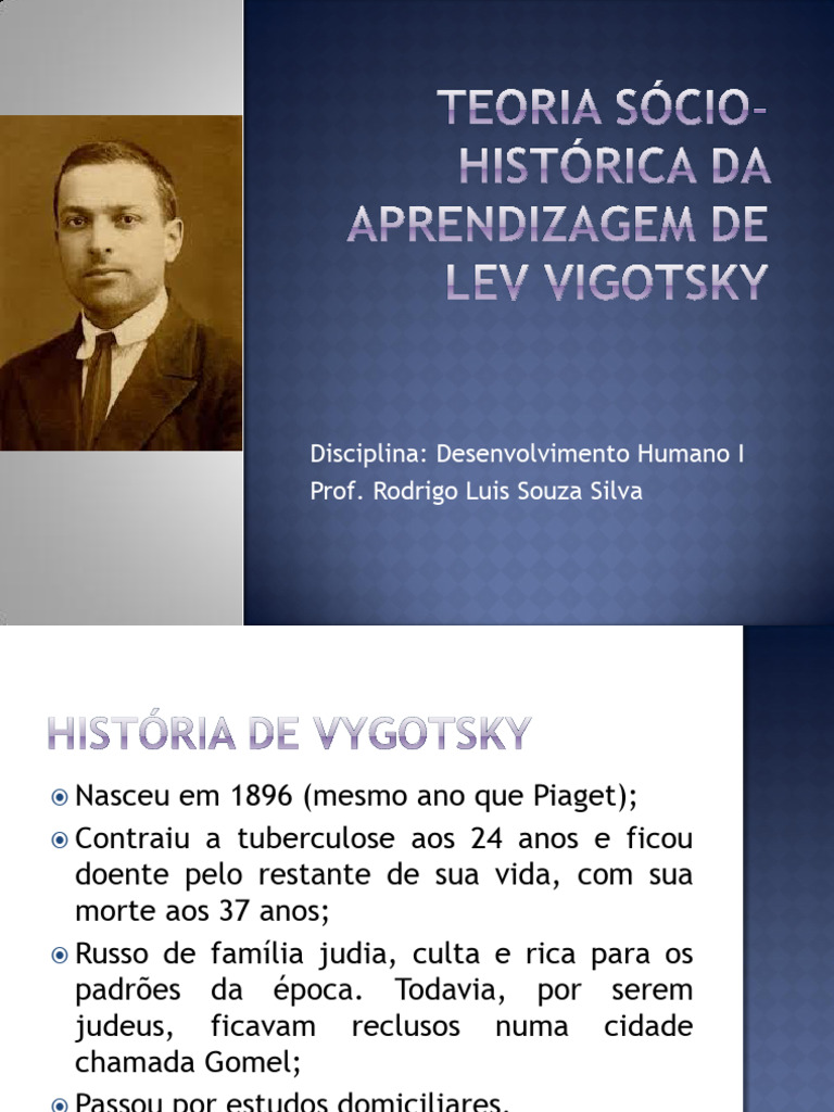 Aula 05 Vygotsky | PDF | Psicologia | Aprendizado