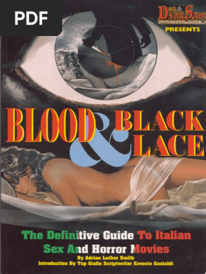 Blood and Black Lace The Definitive Guide To Italian Sex and  
