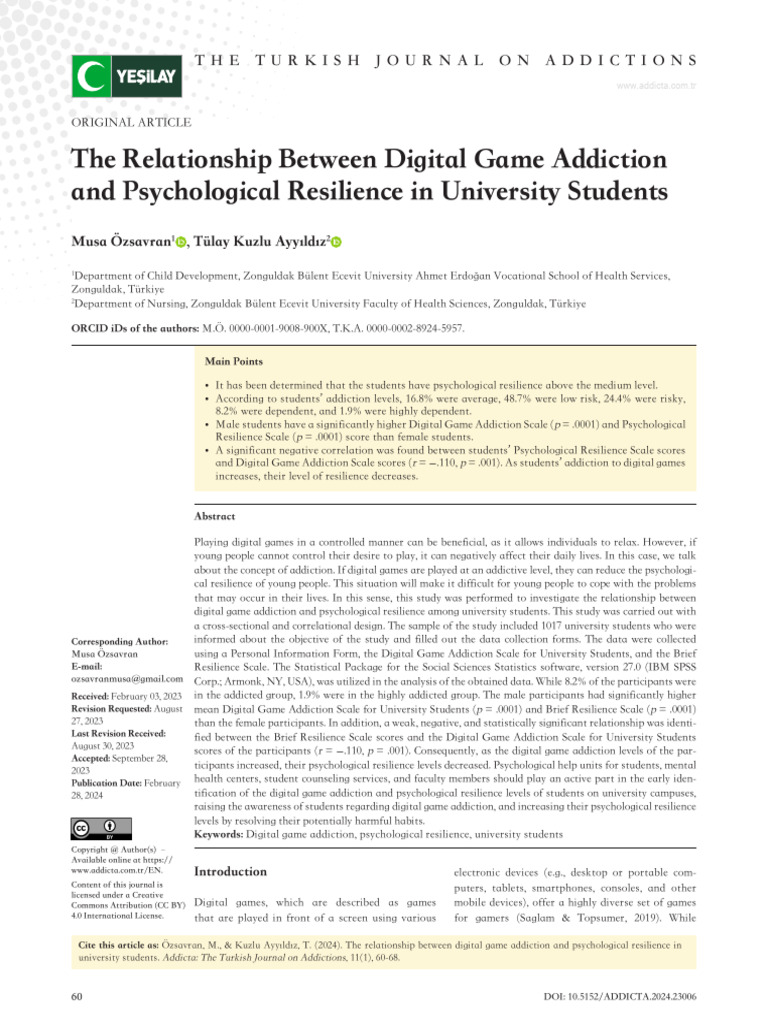 EBSCO FullText 2024 06 05 2 | PDF | Psychological Resilience | Stress ...