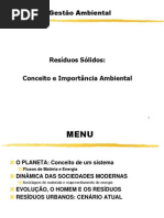 Gestão Ambiental - Resíduos Sólidos