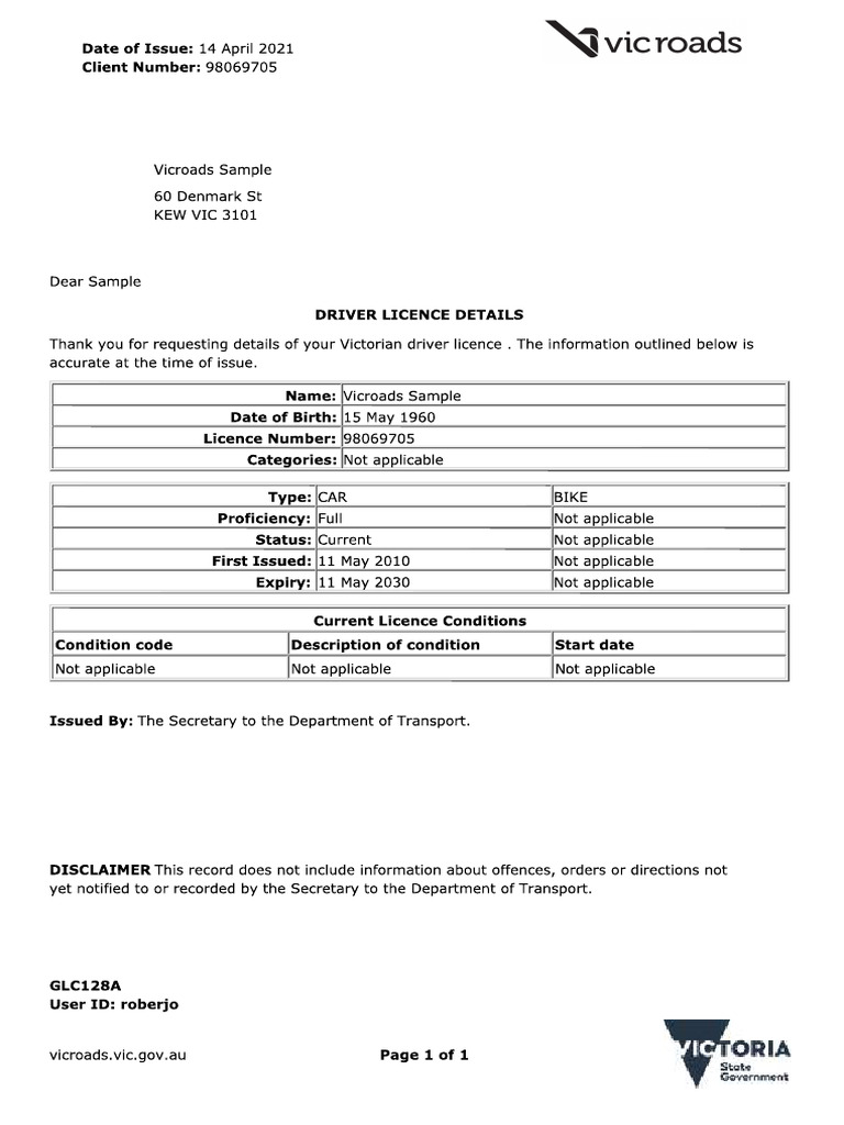 Printable Driving Record Texas
