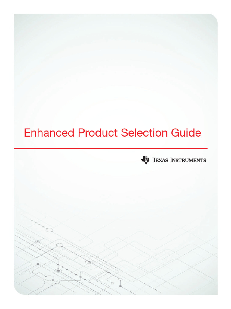 TI - Product Selection Guide 2022 | PDF | Operational Amplifier | Amplifier